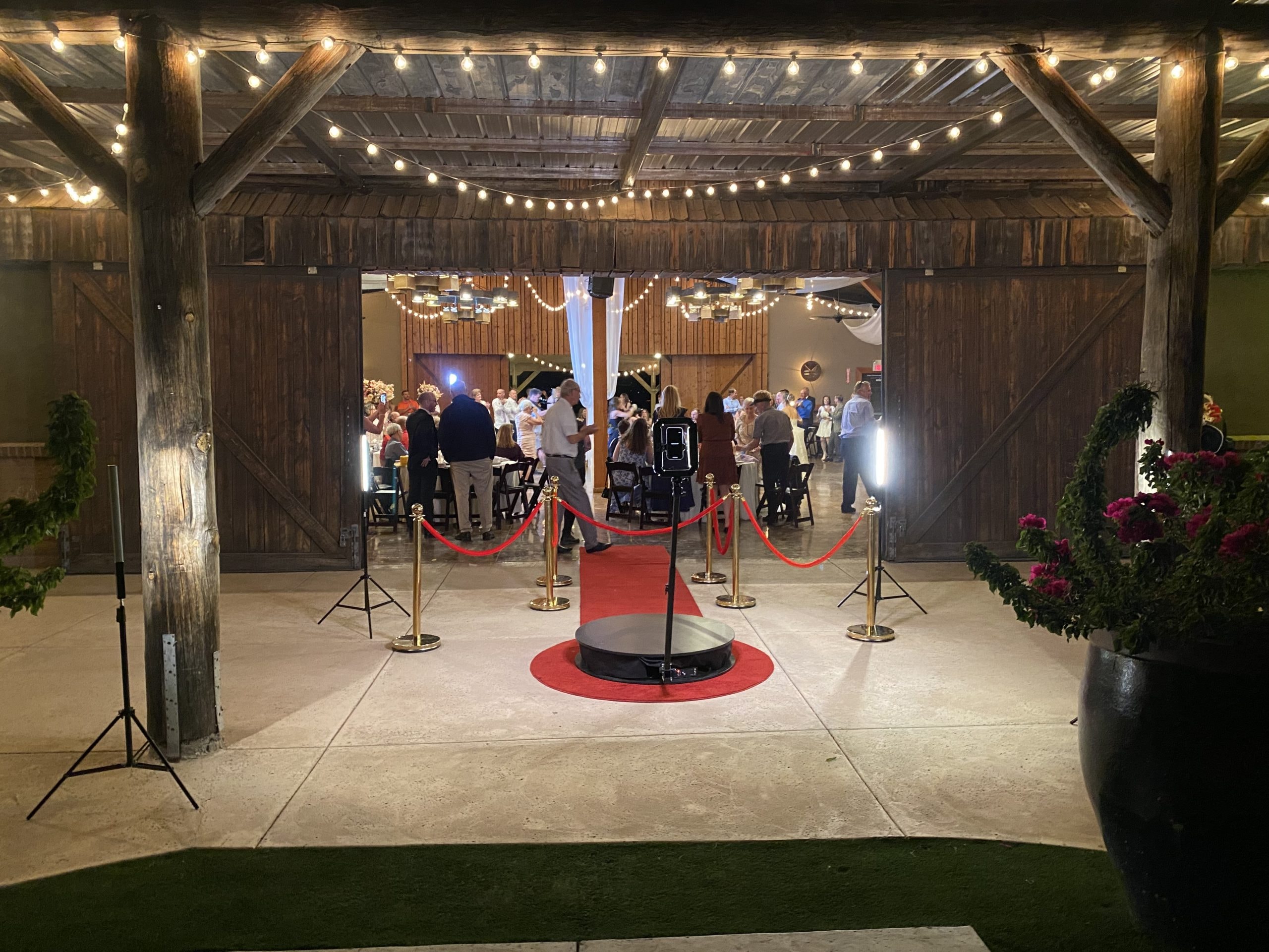Elegant event guests celebrating at a luxury reception